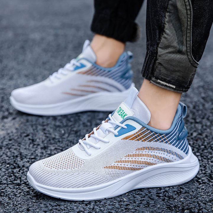 Herrer Lettere Sportsneakers med åndbart mesh-overflade og støddæmpende sål Stilla