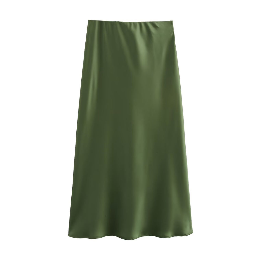 Dame lang satin skirt Skovae