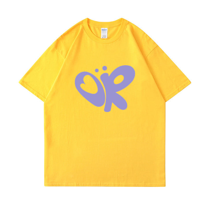 Dame casual T-shirt med unikt grafisk print Skovae