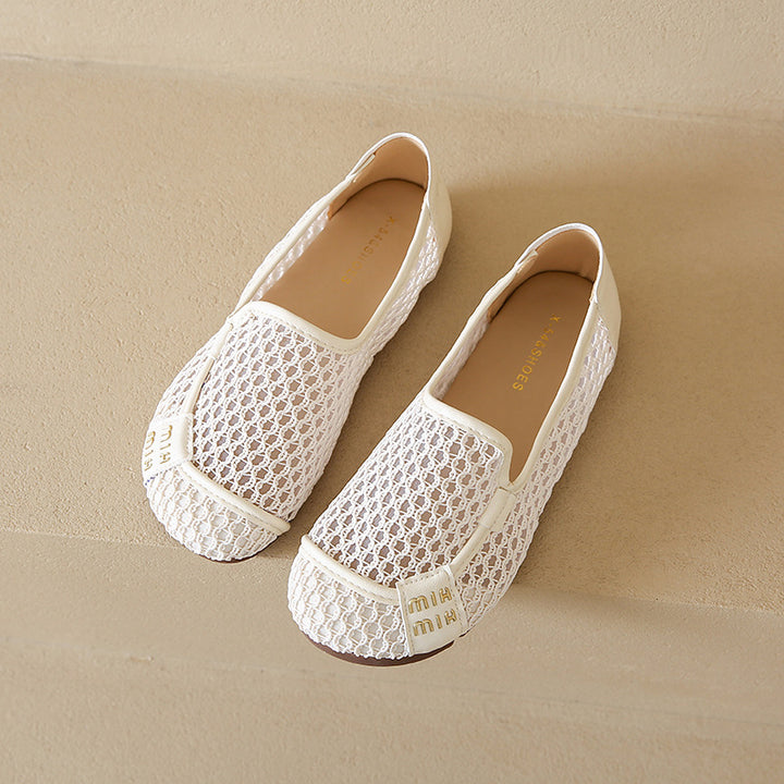 Dame netvæv slippers med komfortabel fodbedsdesign Stilla