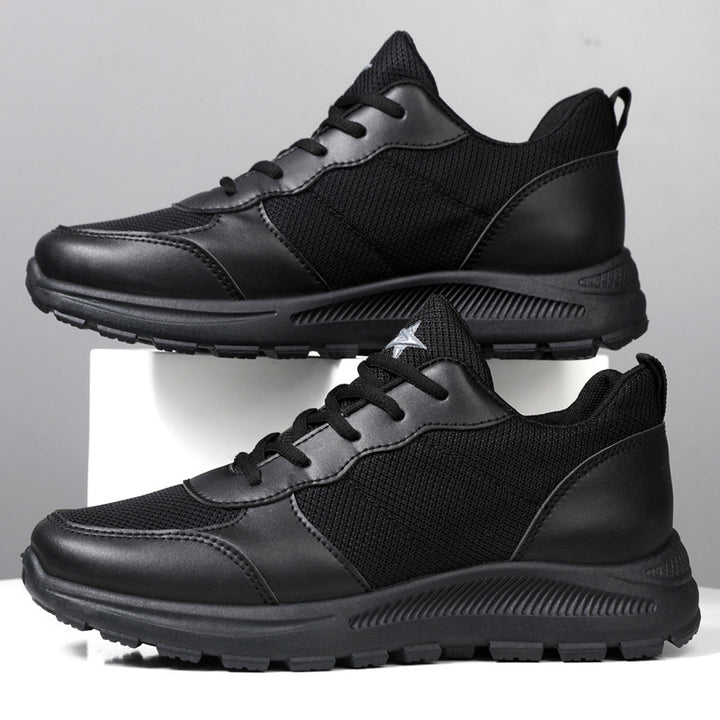 Herre let sport sneaker med åndbare mesh-indlæg og skridsikker sål Stilla