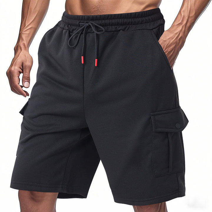 Herre cargo-shorts med funktionelle lommer og elastisk bånd Stilla