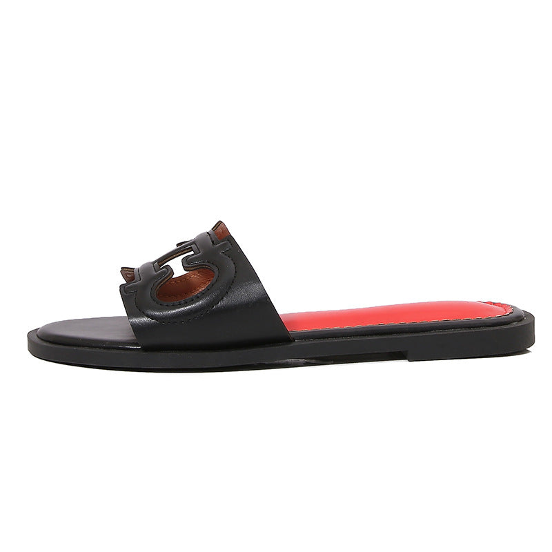 Dame mode slippers med iøjnefaldende logo Stilla