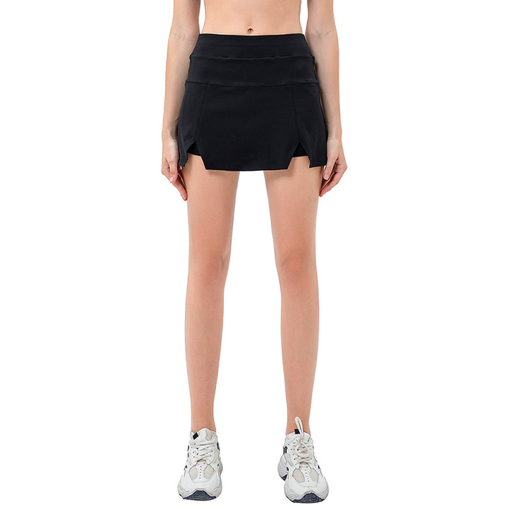 Dame Sporty Tennis Skørt med Side Slids Stilla