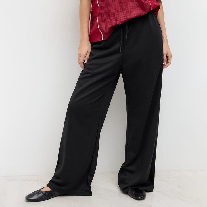 Kvindernes komfortable sweatpants med høj talje og løs pasform Stilla