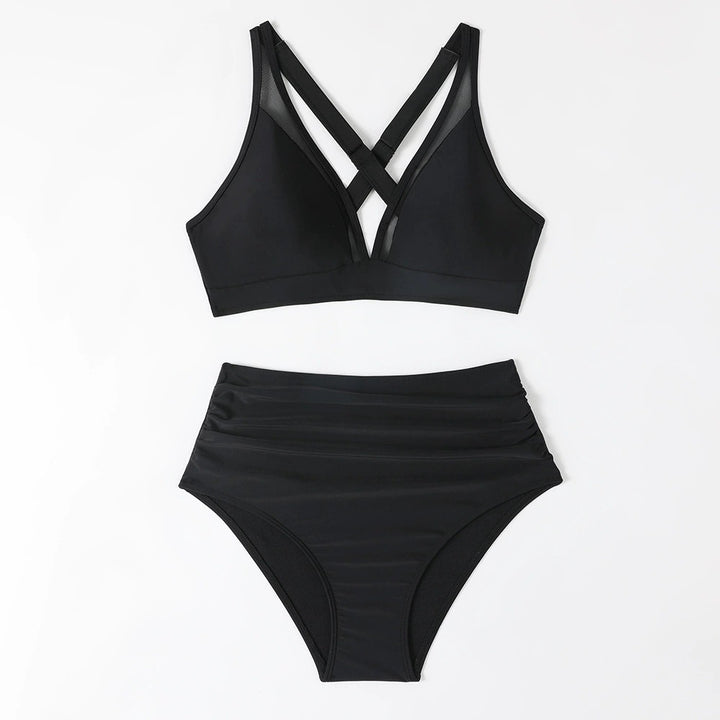Dame Højskåret Sport Bikini Sæt Stilla 1750840067