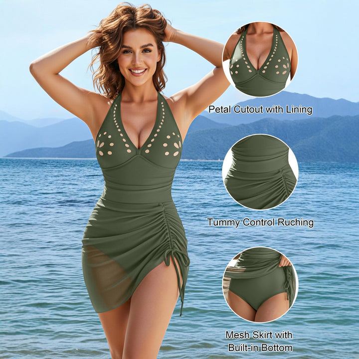 Dame Badetøj med raffinerede cut-outs Skovae