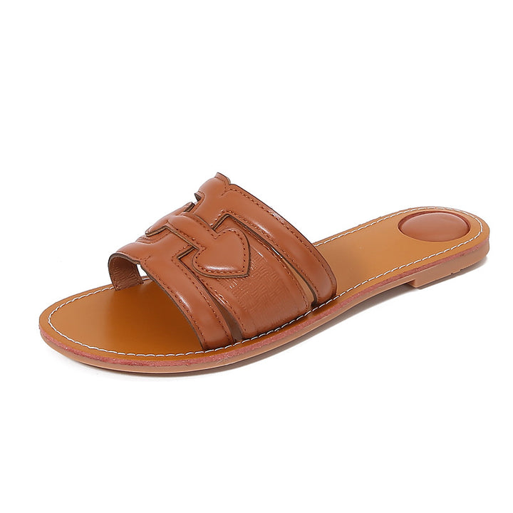 Dame Moderne Slidsandaler Design med flettede Remme Stilla