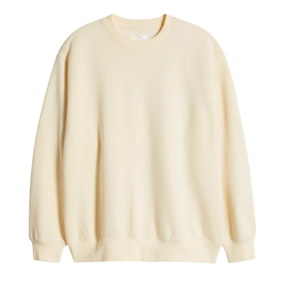 Dame afslappet sweatshirt med klassisk rund halsudskæring Stilla