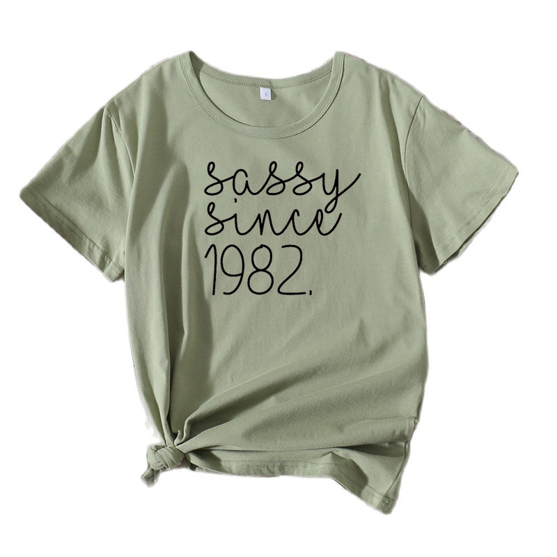 Dame Sassy Statement Grafik T-Shirt Stilla