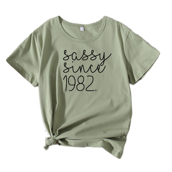 Dame Sassy Statement Grafik T-Shirt Stilla