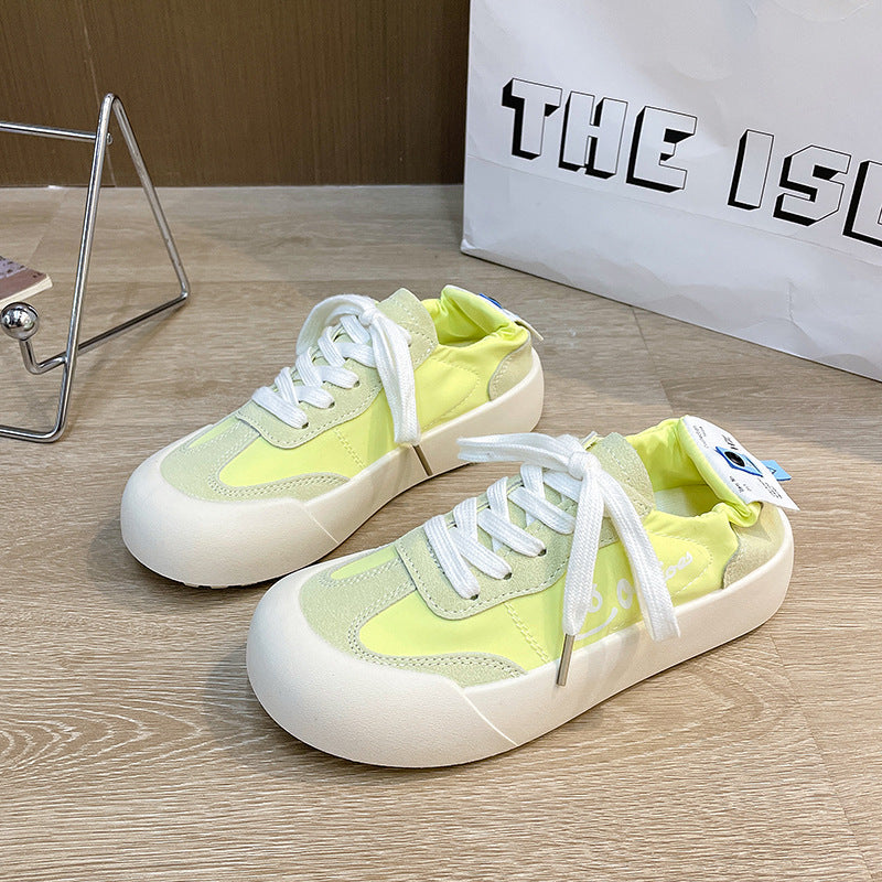 Dame Sneakers i futuristisk design med elastisk overdel og tyk sål Stilla