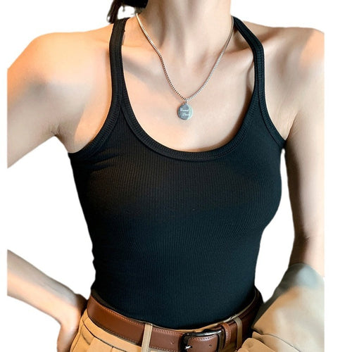 Dame Mode Sporttop med Racerback-design Stilla