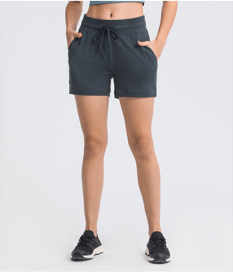 Stilla | Talje Yoga Shorts Til Kvinder