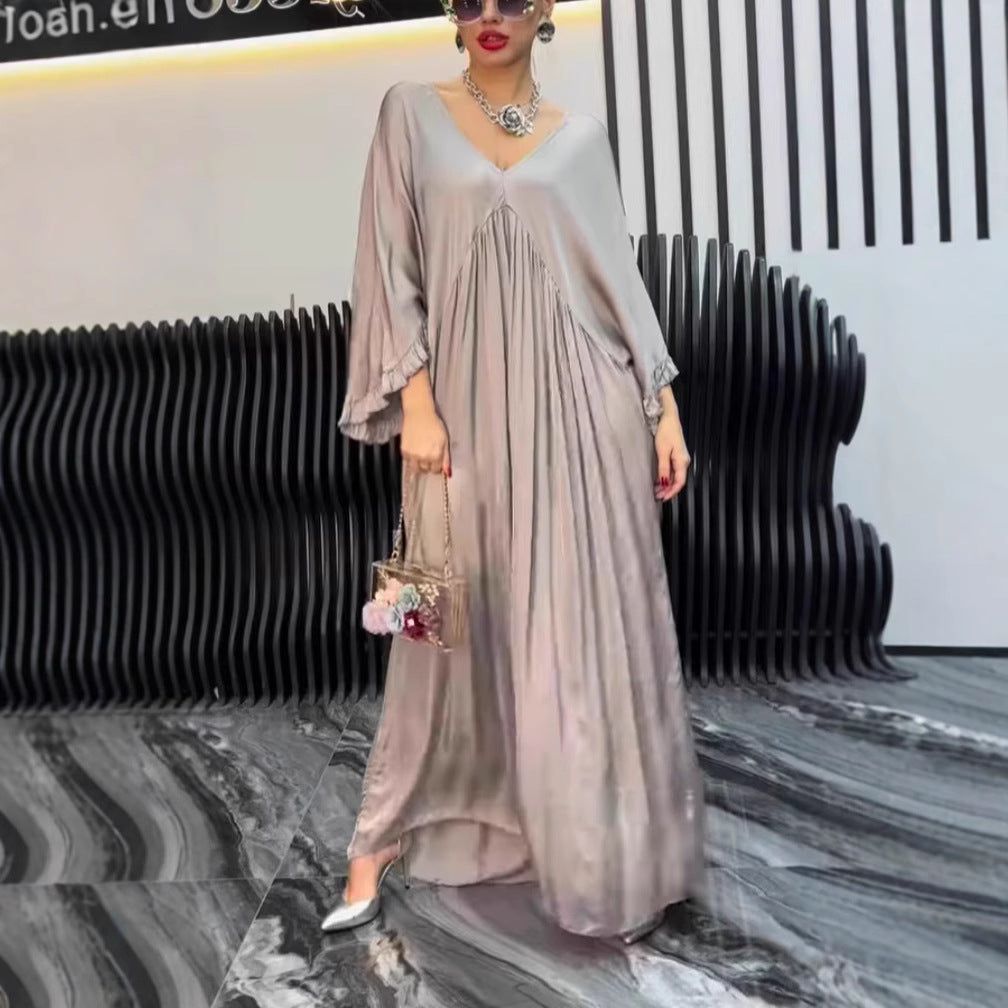 Kvinder Elegant Maxi Kaftan Kjole Stilla
