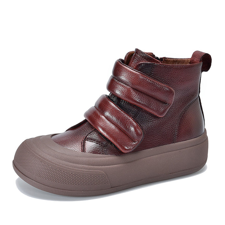 Dame fashionable High-Top sneakers med velcro og støddæmpende sål Stilla