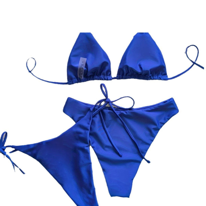 Femme Minimalist Triangle Bikini Sæt Stilla