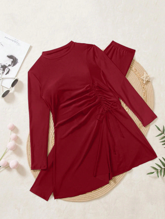 Damer Sporty Strandoutfit med moderne indpakningsdesign Skovae