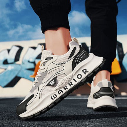 Dame sporty sneakers med polstret sål og åndbart overmateriale Stilla