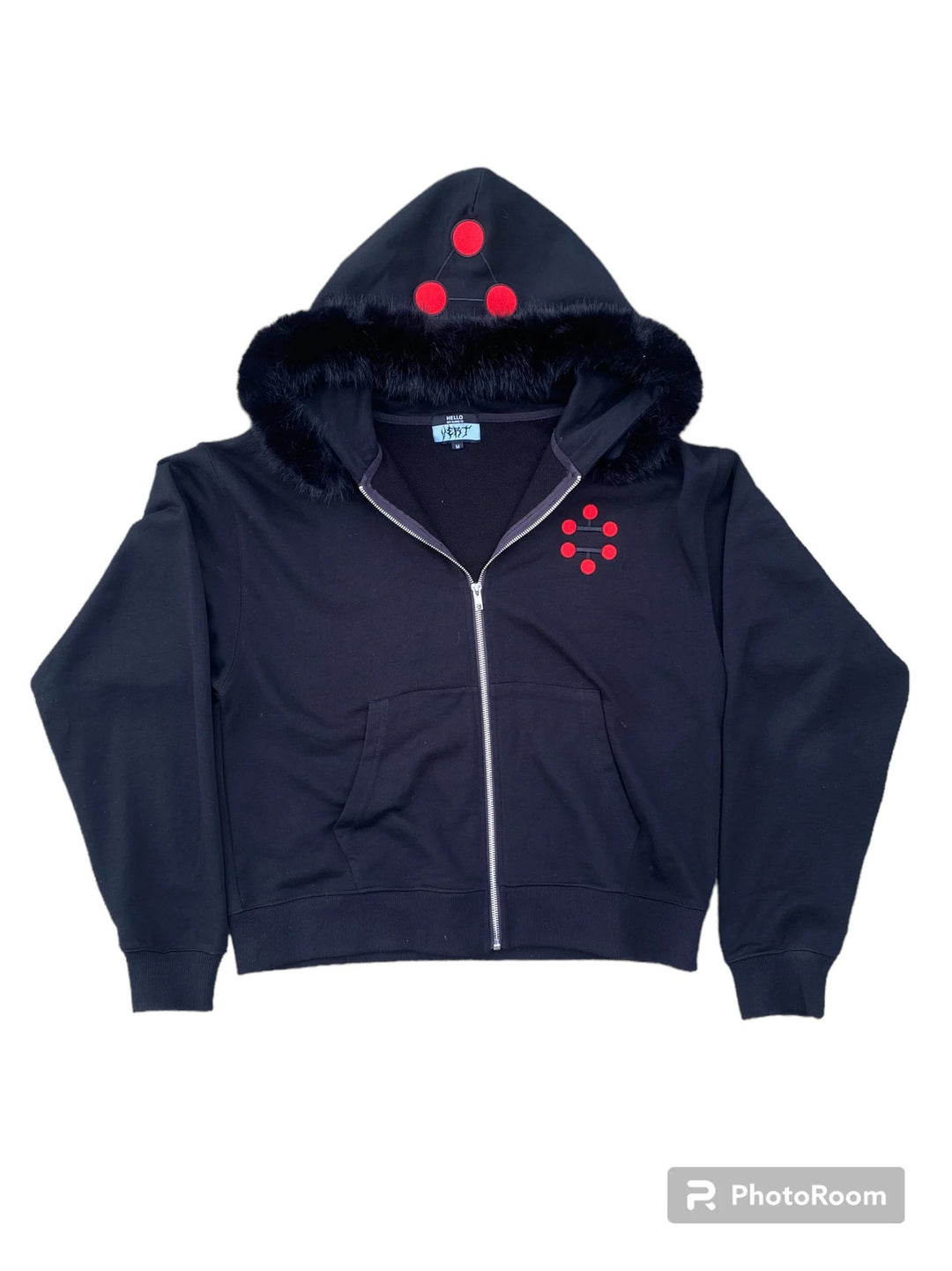 Kvinders fashionable hoodie med fleece-krave og dekorative detaljer Stilla