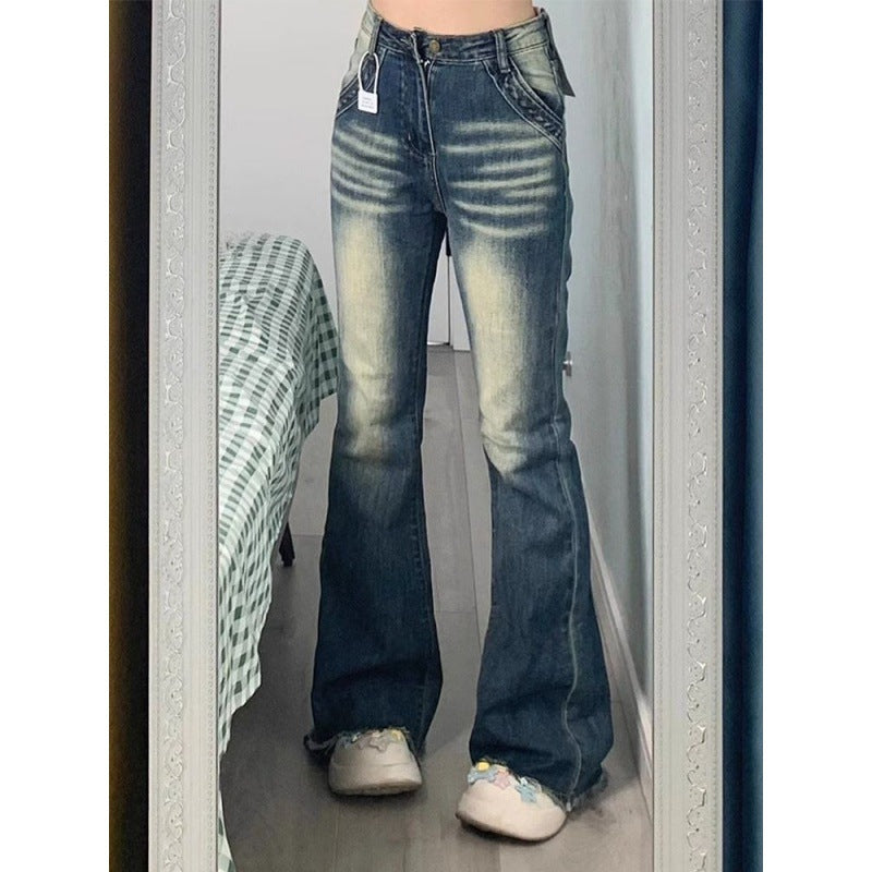 Damer Høj-Taljede Flare Jeans Stilla