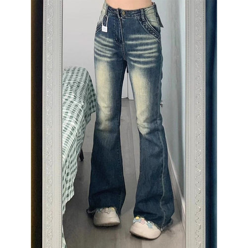 Damer Høj-Taljede Flare Jeans Stilla