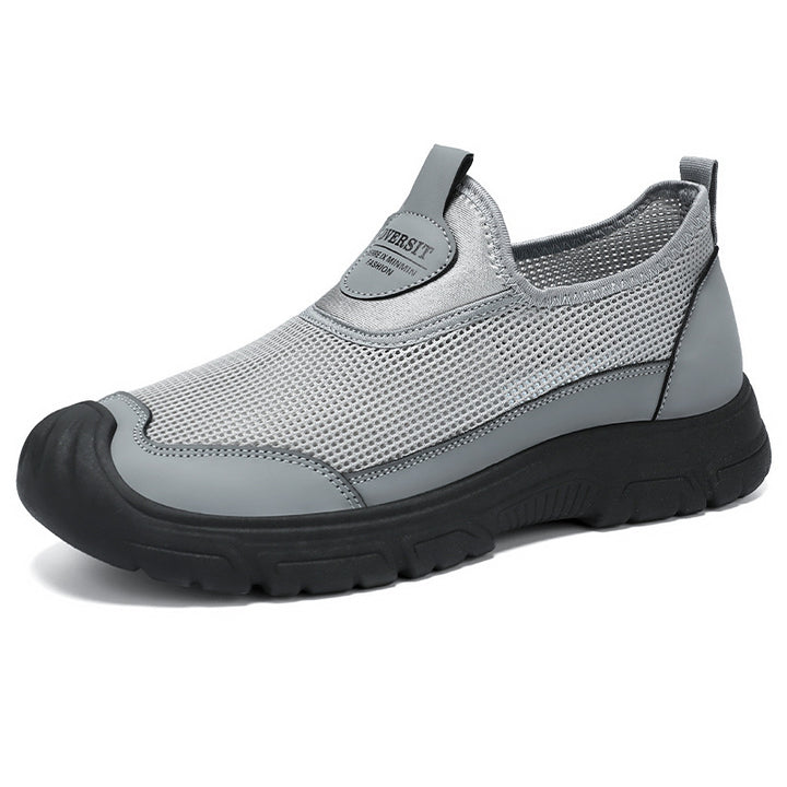 Femme Åndbar Slip-On Trail Sneakers med stødabsorberende sål Stilla