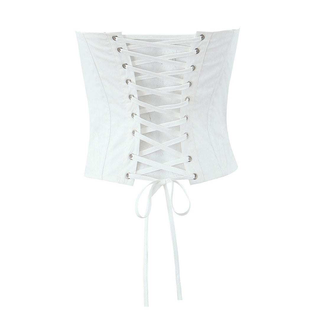 Dame Korsejtoph med elegant bustier-design og raffinerede draperinger Stilla
