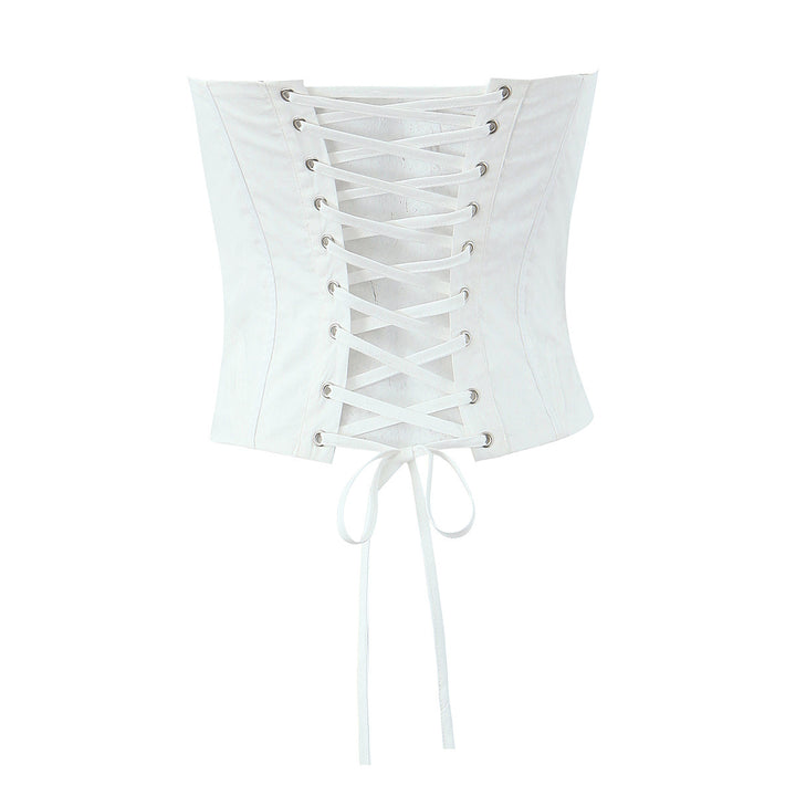 Dame Korsejtoph med elegant bustier-design og raffinerede draperinger Stilla