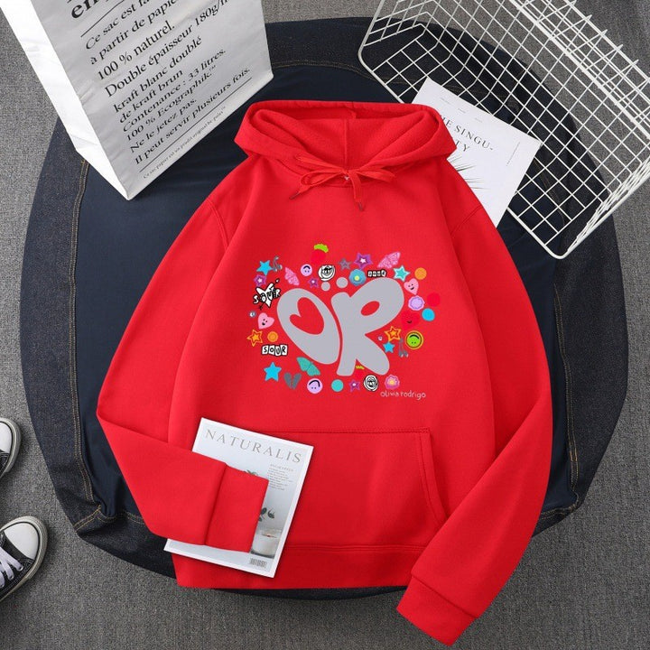 Kvinders hoodie med kreativ grafisk design Skovae