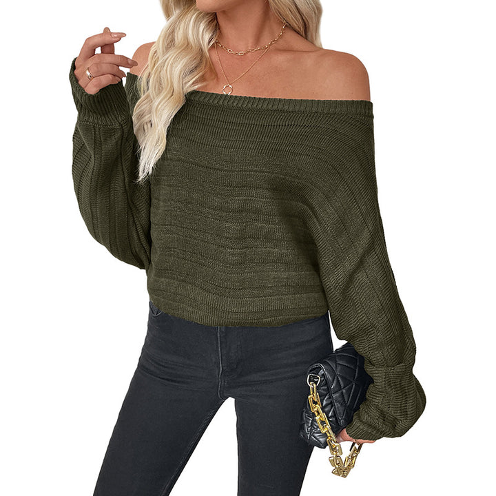 Kvinder Off-Shoulder Strik Sweater Stilla