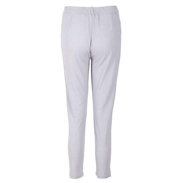 Kvindernes elegante chino bukser med plisseringer og høje lommer