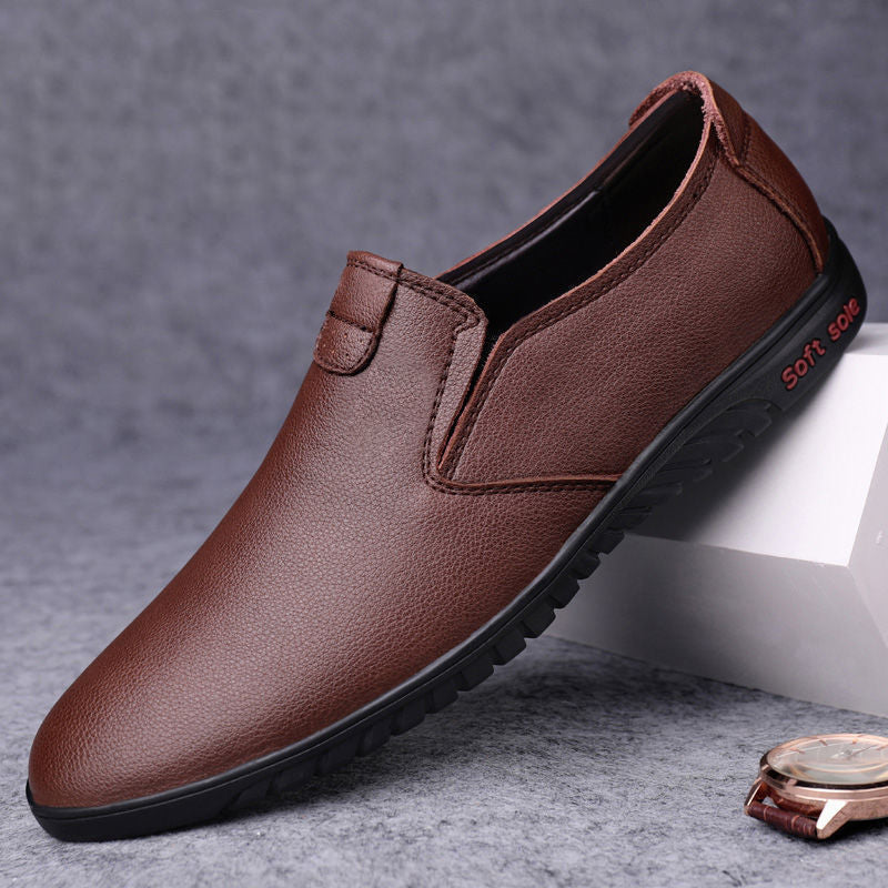 Herrer Slip-On Fritidslæder Slippers med blød sål Stilla