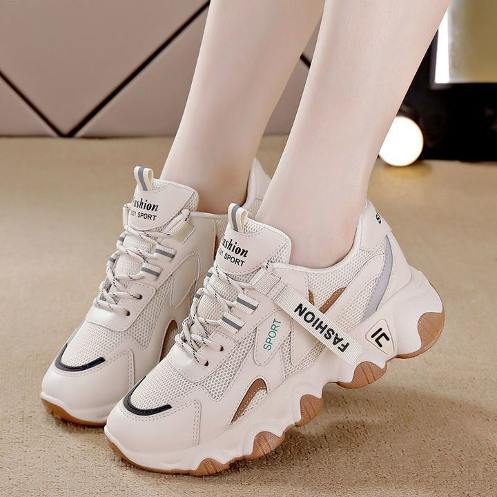 Damer Sporty Sneakers med åndbar mesh-konstruktion og stødabsorberende sål Stilla