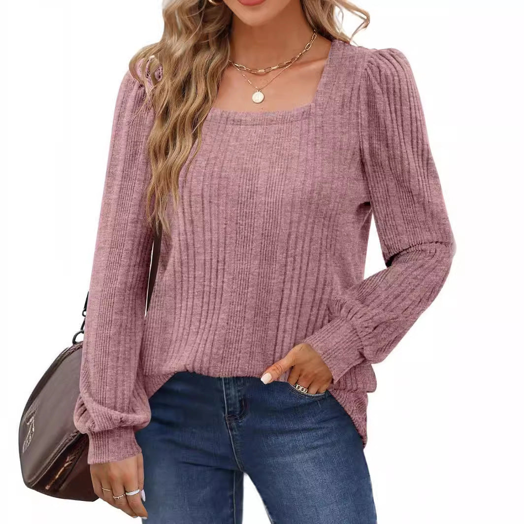 Dame elegant strikbluse Stilla