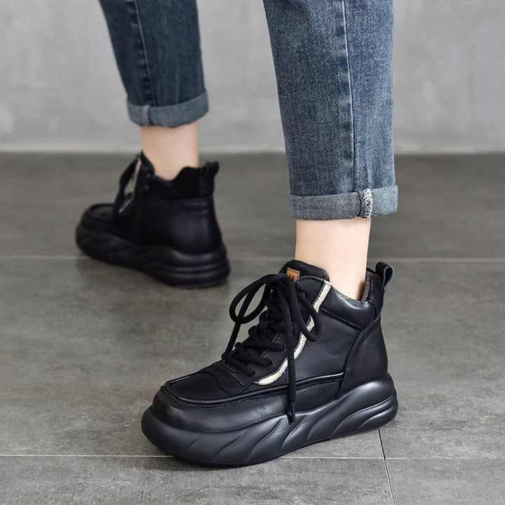 Dame High-Top Sneakers med moderigtigt design og dæmpende gummisål Stilla