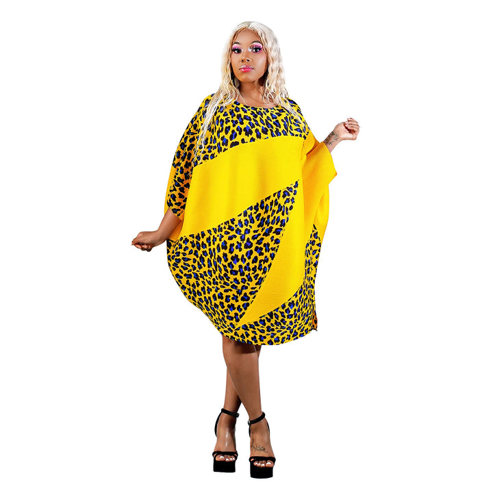 Dame Leo-mønster Kaftan Tøj Stilla