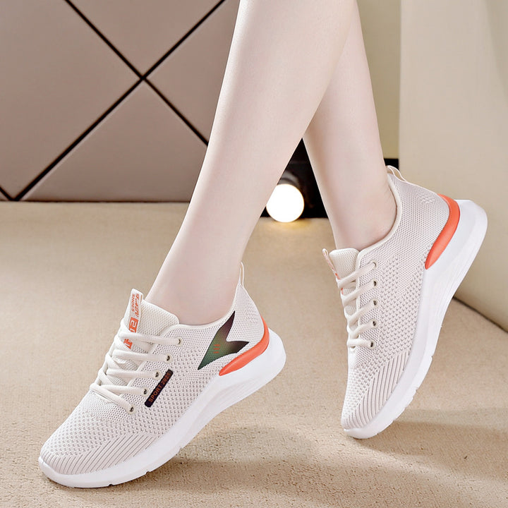 Dame Sporty Fantastiske Sneakers med åndbart netstof og skridsikker sål Stilla