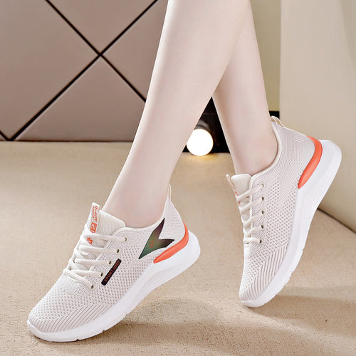 Dame Sporty Fantastiske Sneakers med åndbart netstof og skridsikker sål Stilla