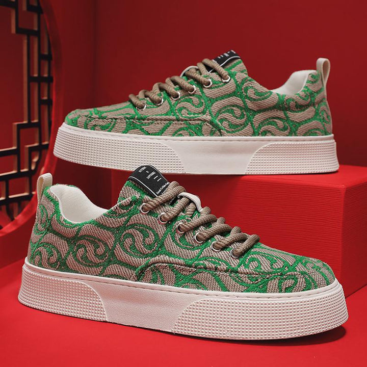 Femme Kunstnerisk Mønstrede Sneakers Stilla