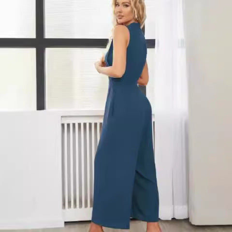 Dame Elegant omslagskjole med nervøs detaljebehandling Skovae