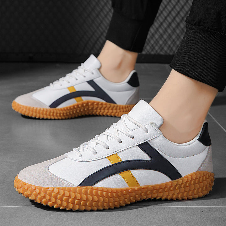 Unisex nan retro-urbane Mesh-sneaker med profileret gummisål og velourlæder tåhætte Skovae