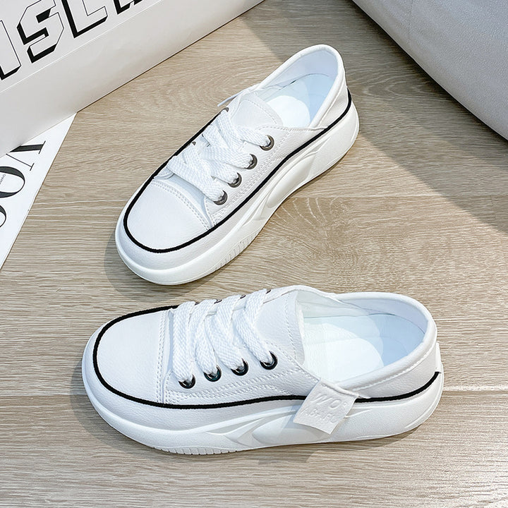 Dame Sneakers i tidløst design med sportiv sål og praktiske snørebånd Stilla