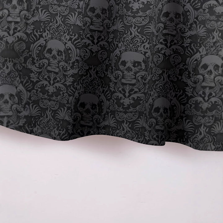 Herrer Poloshirt med moderne dødehoved-design og elegante ornamenter Stilla