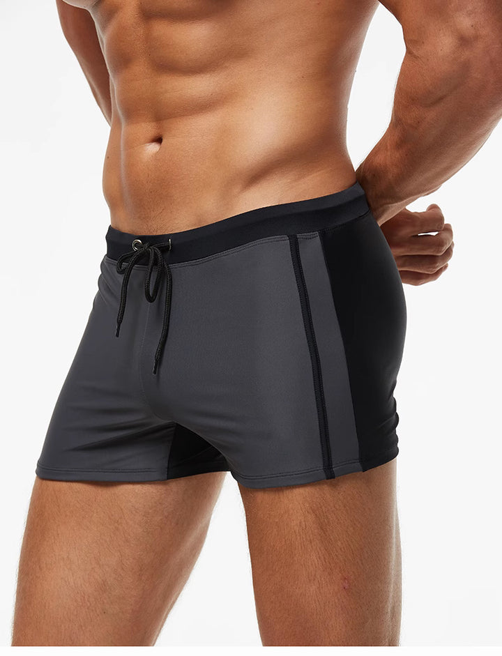 Herren Bade-Shorts med livlige kontrastelementer Skovae