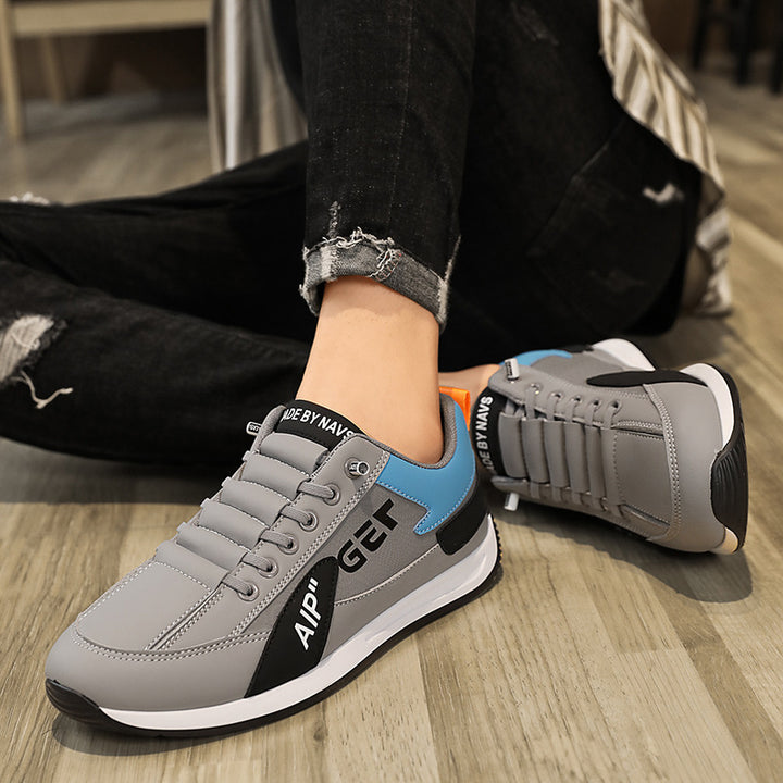 Herrer Mode Lace-Up Sneakers med åndbare indsats Stilla