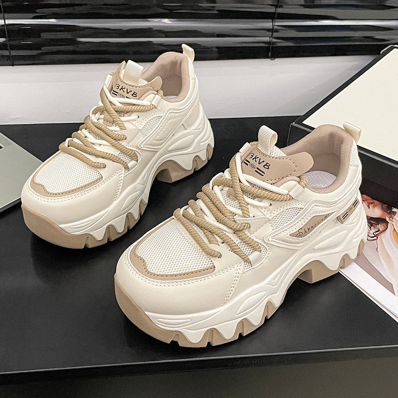 Dame Chunky Sneakers med åndbart mesh-overflade og dämpende sålprofil Stilla
