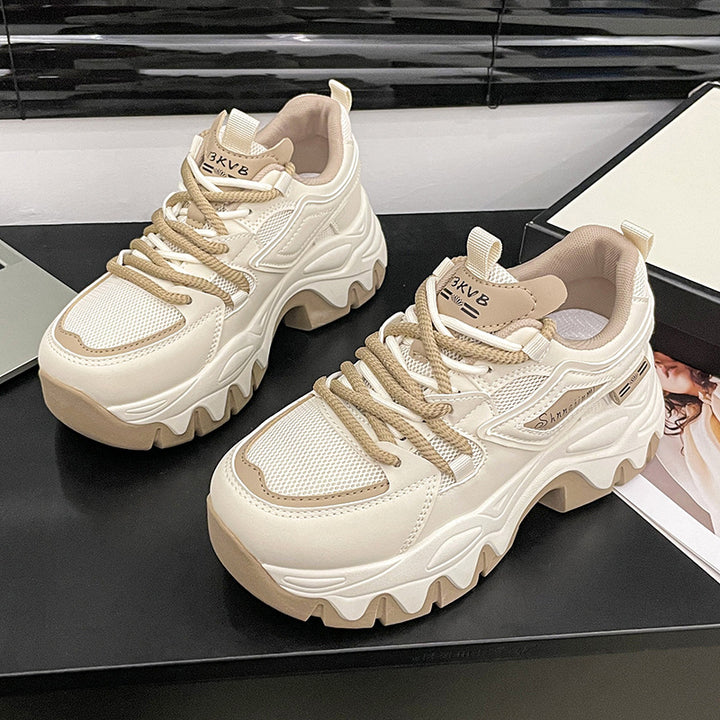 Dame Chunky Sneakers med åndbart mesh-overflade og dämpende sålprofil Stilla