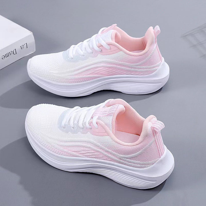 Damer Sporty Løbesneakers med åndbart mesh-overflade og fleksibel sål Stilla