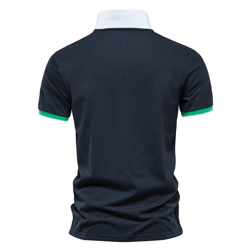 Herrer Poloshirt med moderne krave og praktisk lommeformat Stilla
